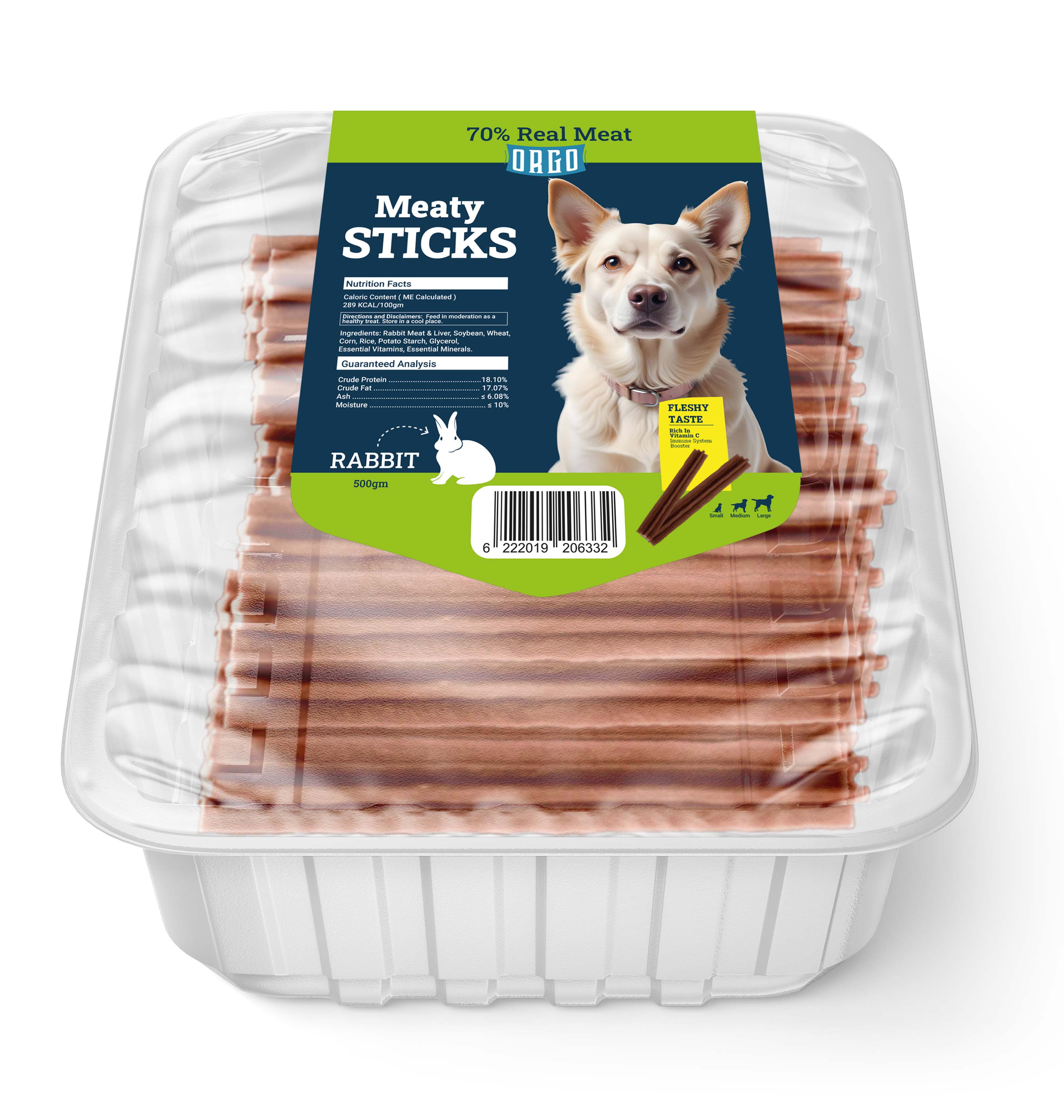 ORGO Meaty Sticks for Pets – Beef, Duck, Chicken & Rabbit