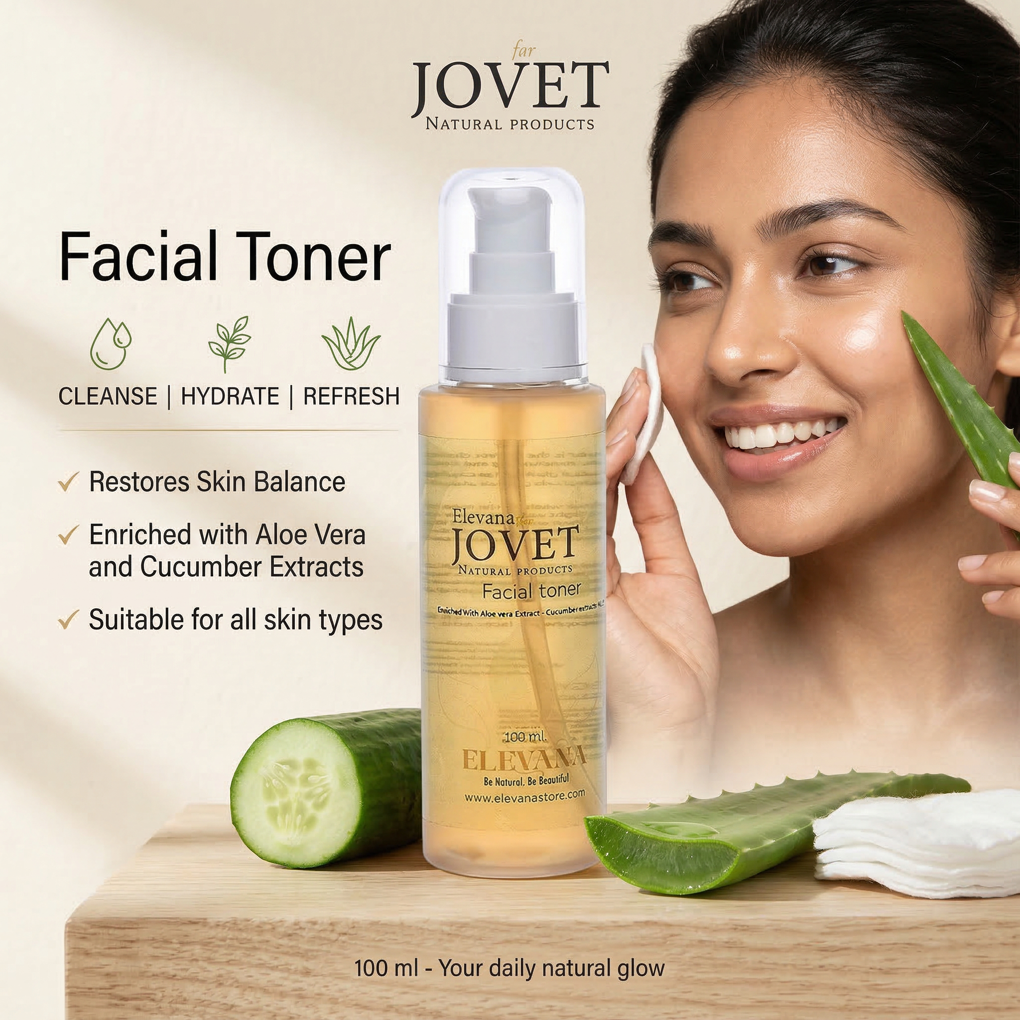 Wholesale Elevana Face Toner - 100 ml | Bulk Elevana Face Toner