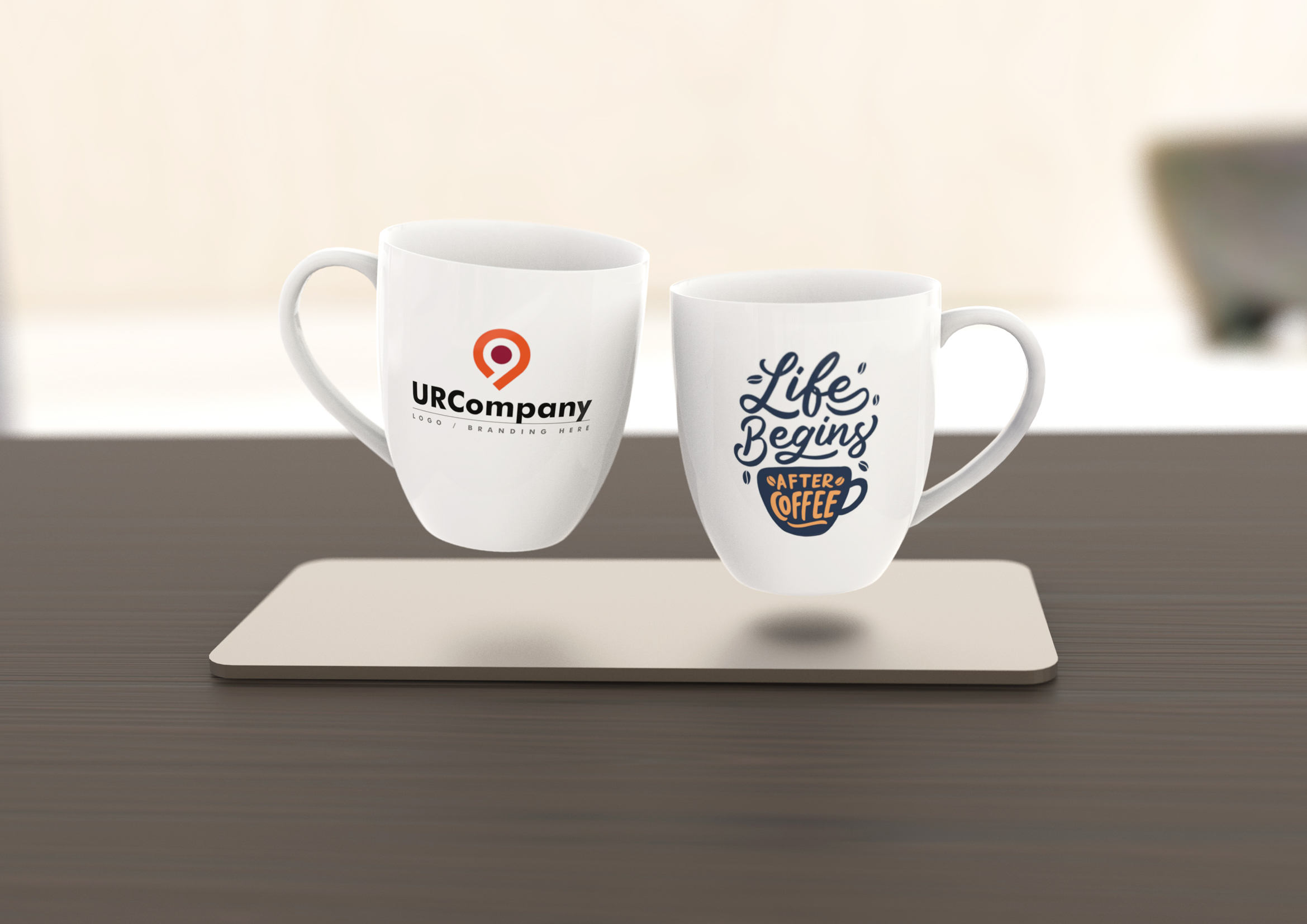 Ceramic Drum Shaped Mug