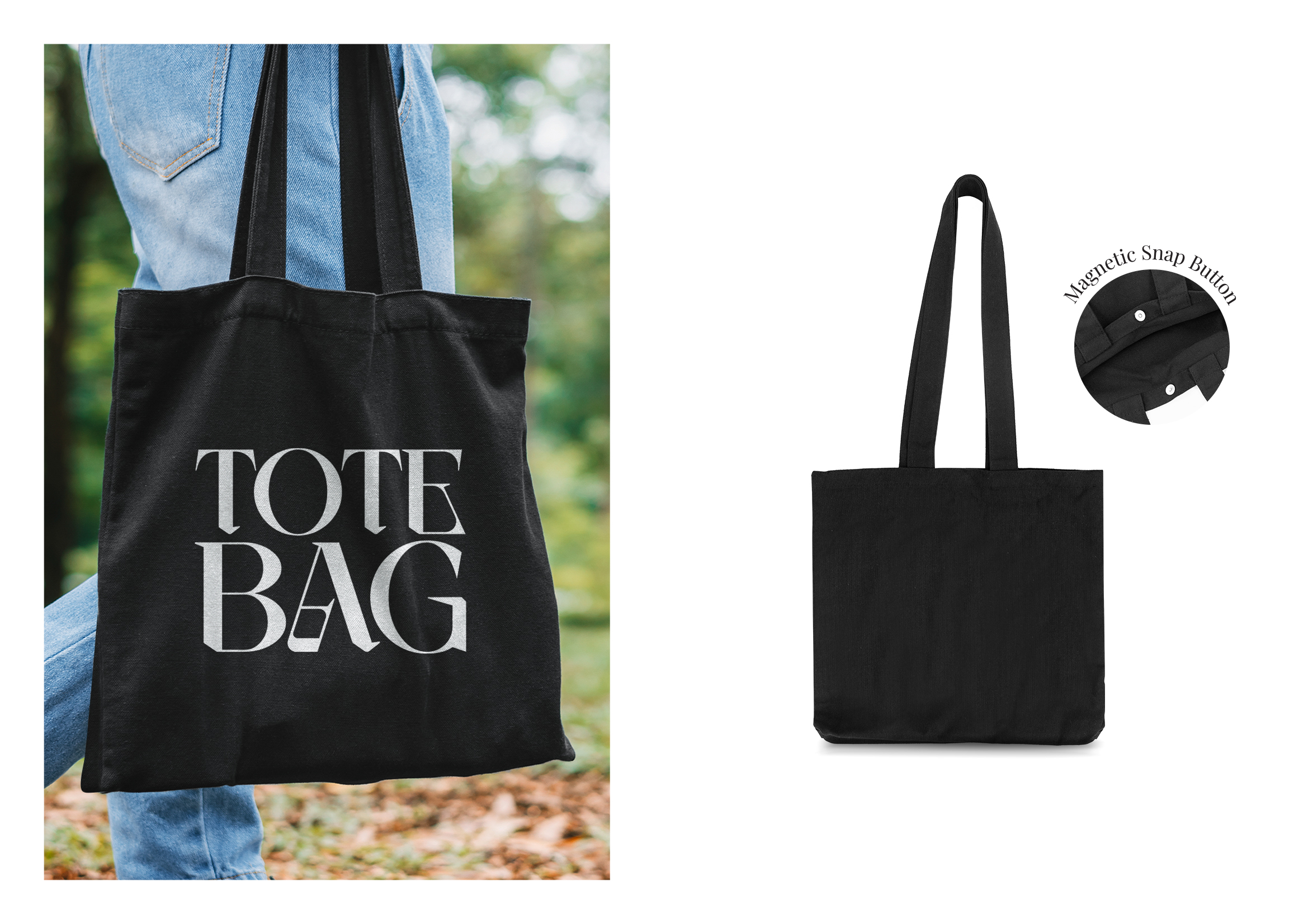 Black Tote Bag